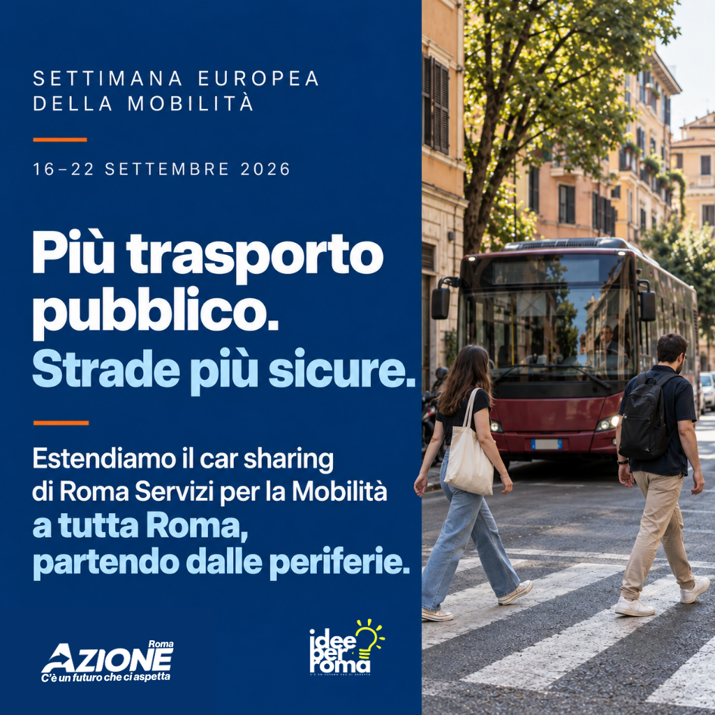 Settimana europea della mobilità: le proposte di Azione Roma