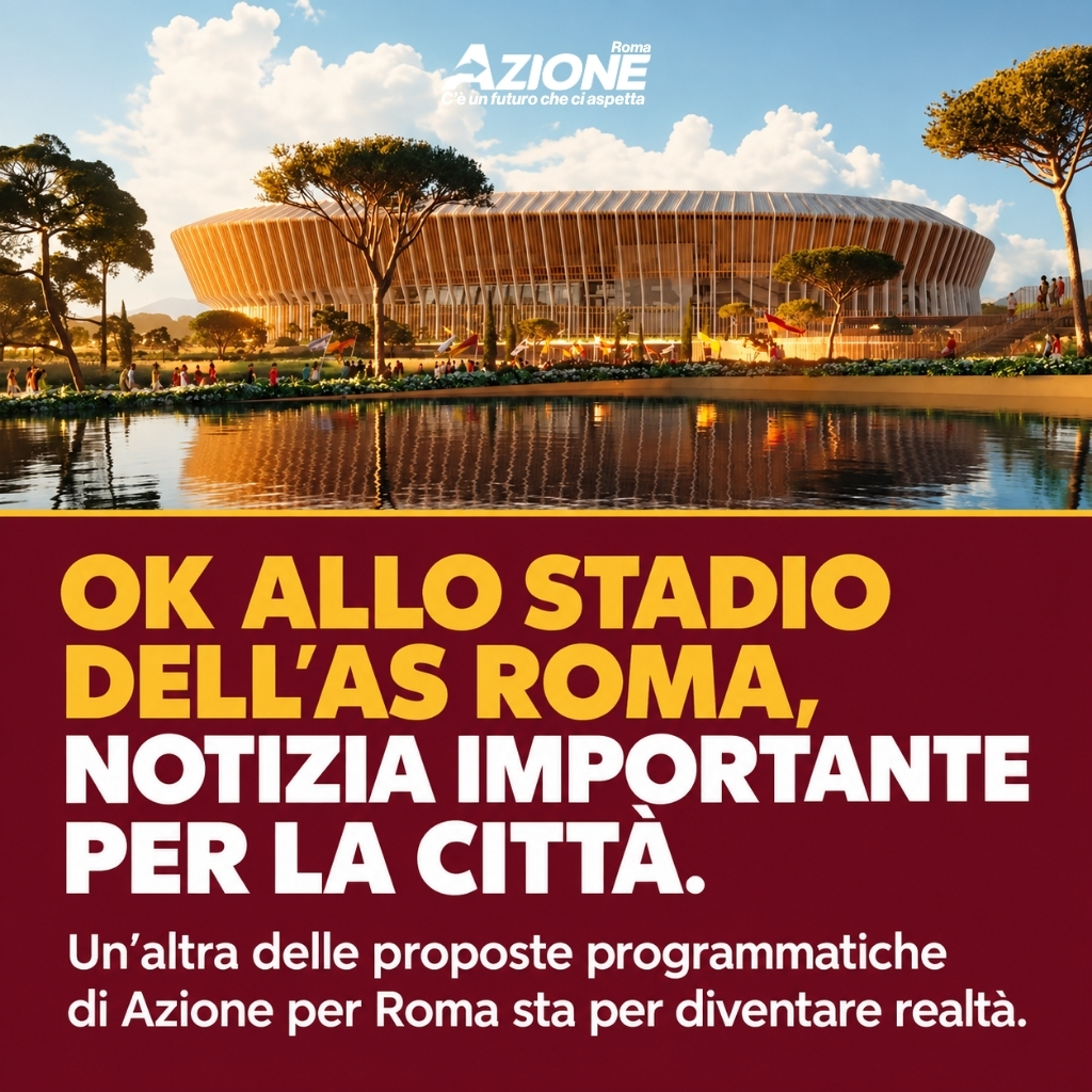 Ok stadio della Roma, D’Amato «Una notizia importante per la città»