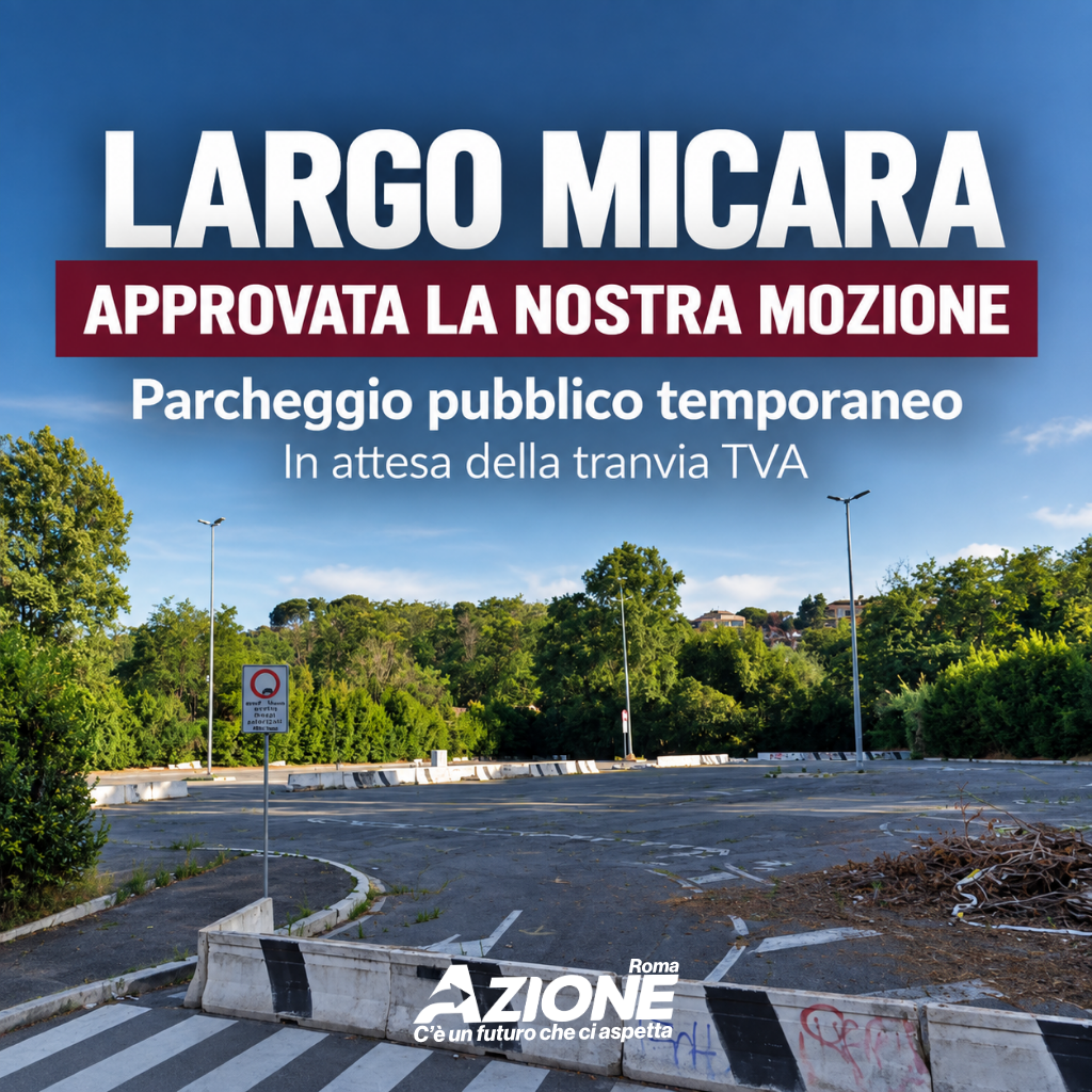Largo Micara, approvata mozione per parcheggio temporaneo