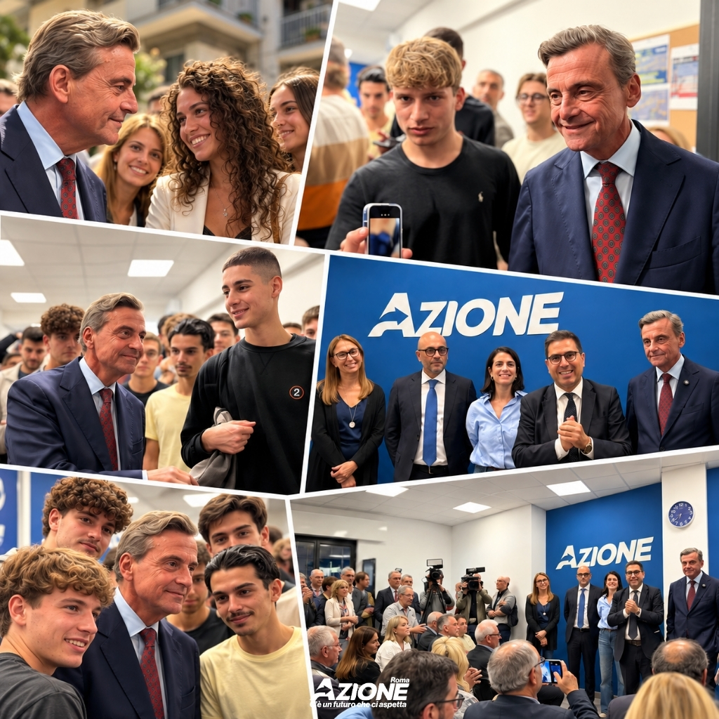Nuova sede di Roma di Azione, grande partecipazione con Carlo Calenda