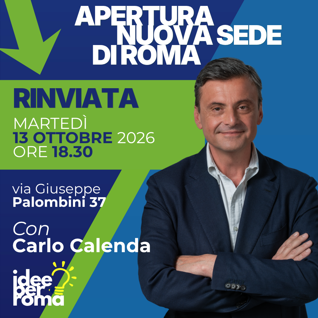 Rinviata inaugurazione della nuova sede di Roma di Azione